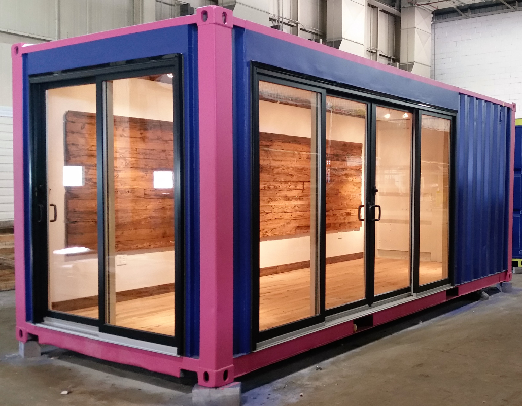 Adaptive ReUse and Recycling Shipping Containers with Pioneer